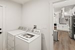 Full laundry for guest convenience